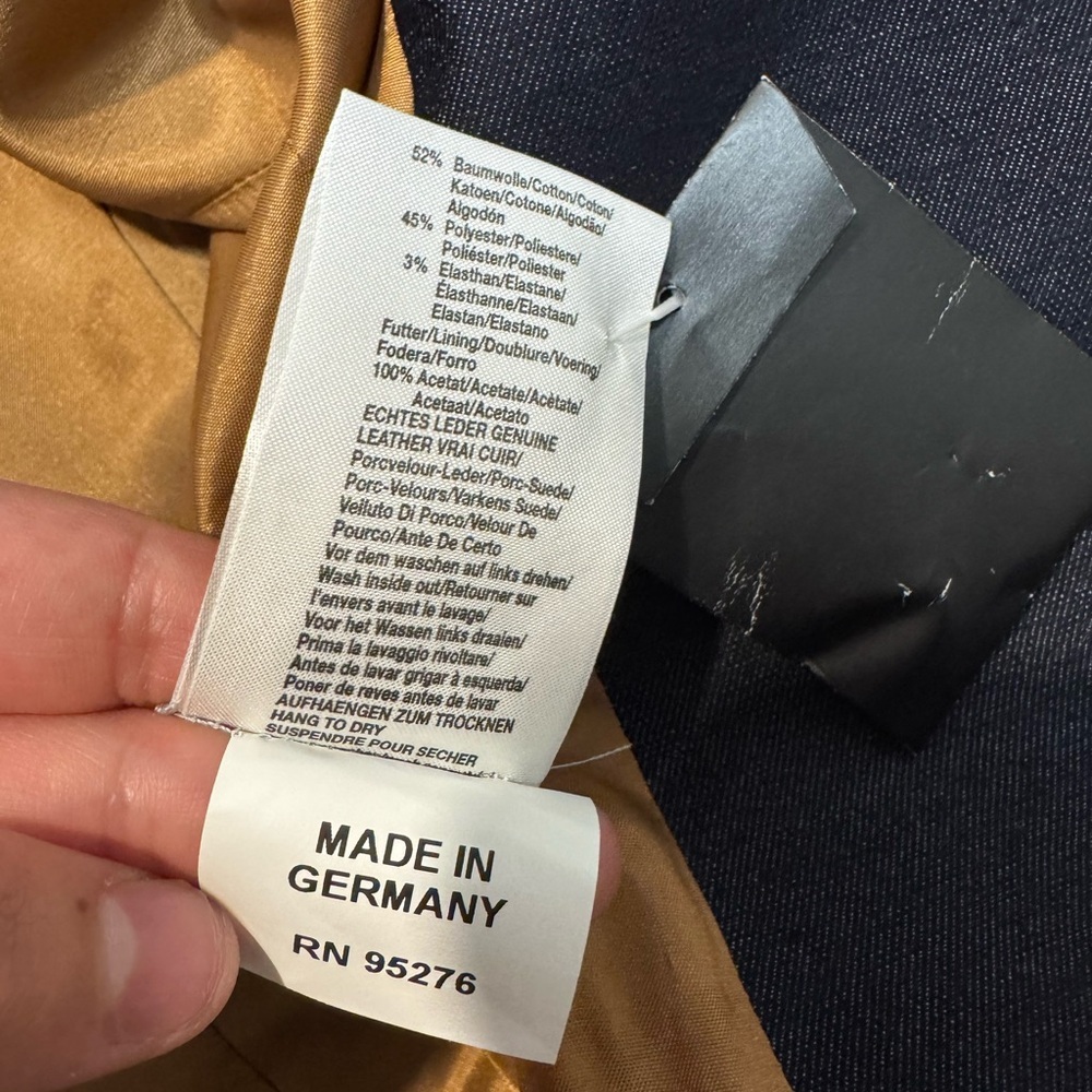 Betty Barclay Collection Moto Jacket – Size 38 (US 8) NWT - Picture 7 of 7